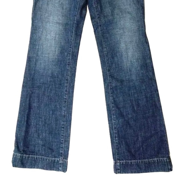 LOFT sz 18 medium blue Modern Slim Through the Hip mid rise wide leg jeans pants - Picture 6 of 14